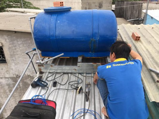 Cách lắp đặt bồn nhựa Tân Á Đại Thành đúng cách
