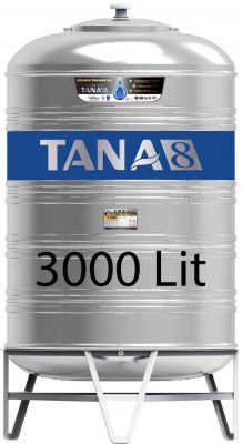 Bồn nước inox Tân Á 3000l đứng f1340