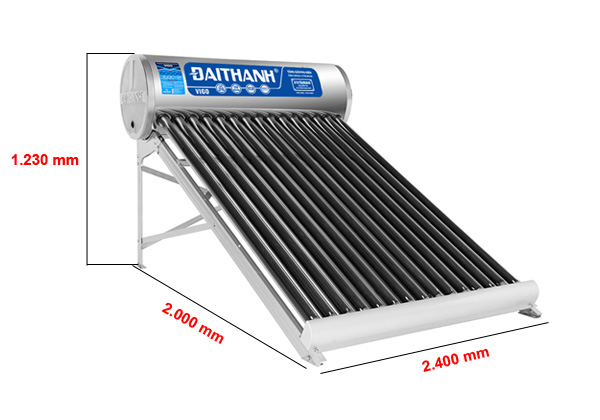 Về sản phẩm máy năng lượng mặt trời Đại Thành 300L Φ58-28 Classic