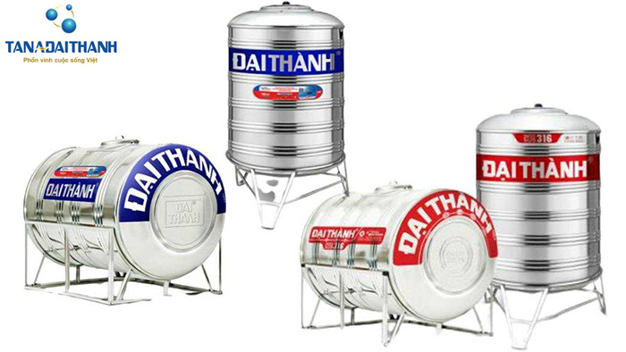 Bồn nước inox Đại Thành có rất nhiều mẫu mã, dung tích cho bạn chọn lựa