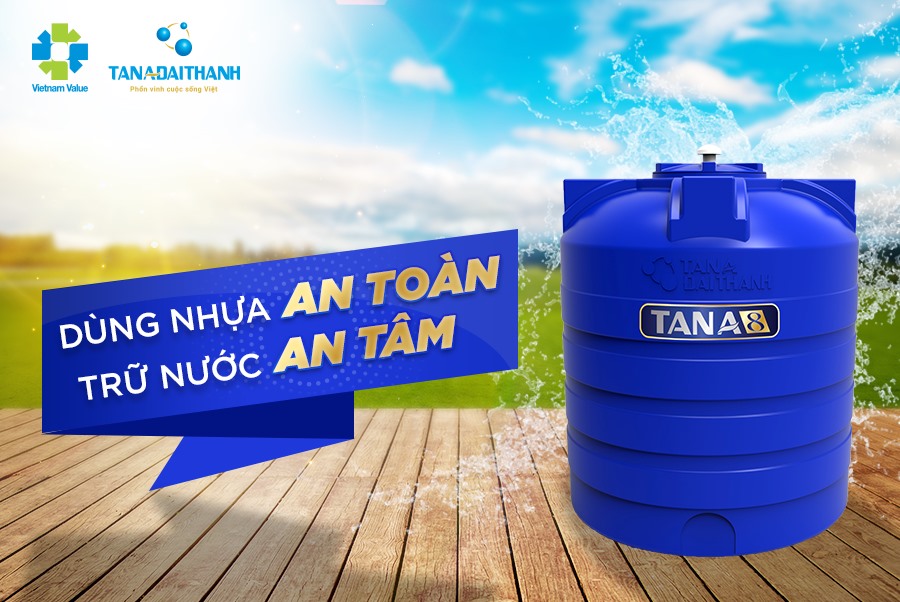 Đặc điểm chi tiết Bồn nhựa Tân Á 8 - 1000L Đứng