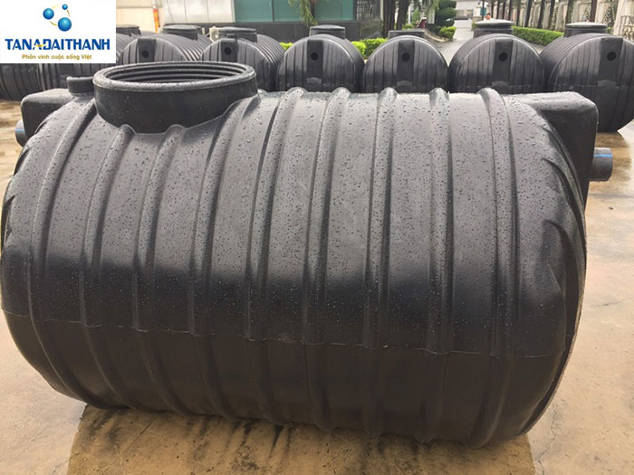 Bồn tự hoại Tân Á 2200l ngang chính hãng, độ bền cao