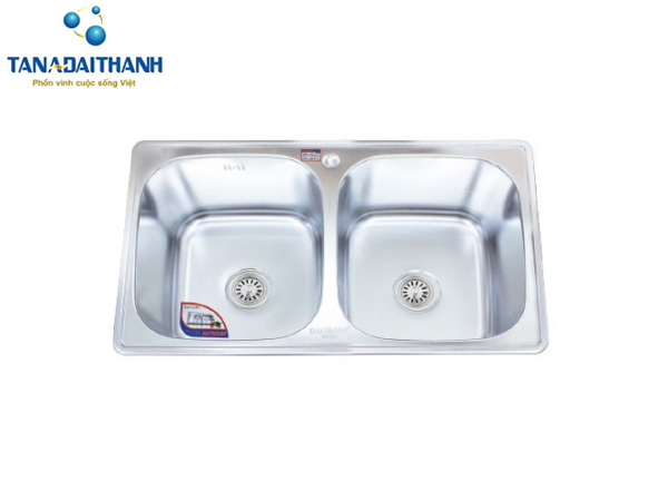 Chậu rửa inox Đại Thành DX42006 - 2 hố